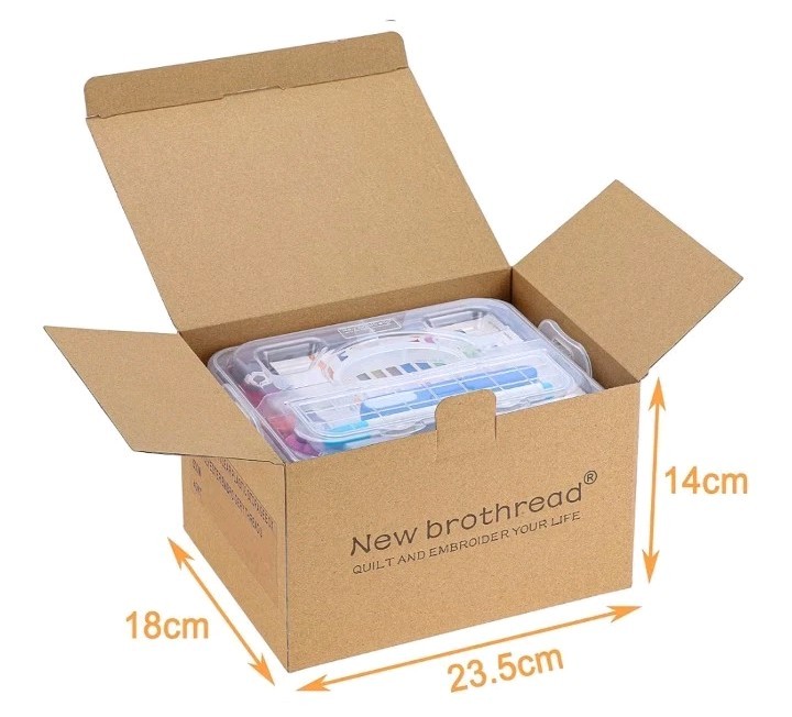 New brothread 40 Colors Compatible with Brother 500m Each Embroidery Machine...