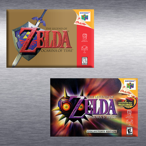 Legend of Zelda N64 Video Game Box Art *N64* High Quality Magnet / Set