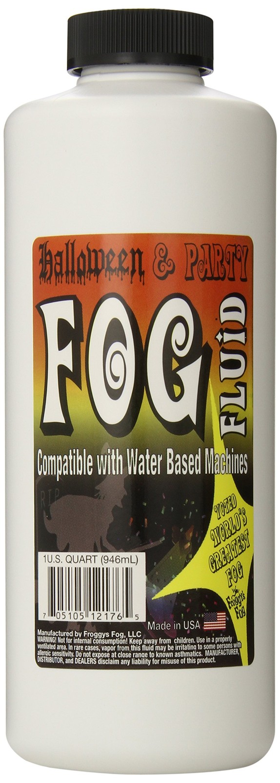 Froggy's Fog Halloween Fog Juice 1 Quart for 400-1500W Machines