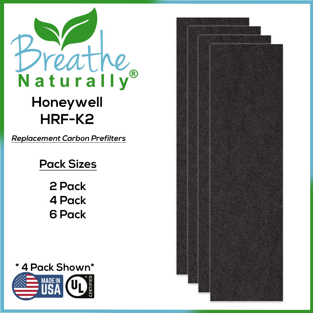 Replacement Carbon Pre-Filters for Honeywell HRF-K2 & HFD Series Air Purifiers
