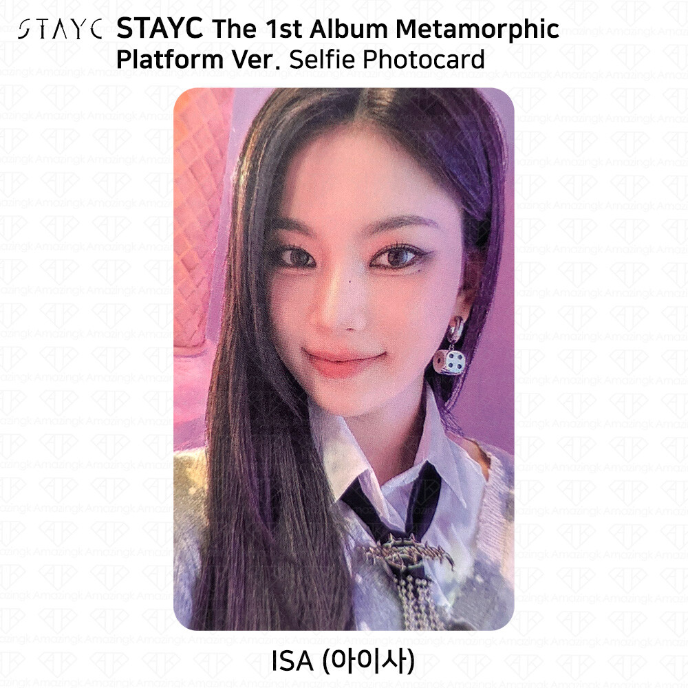 StayC The 1st Album Metamorphic Platform Ver Official Selfie Photocard QR Card