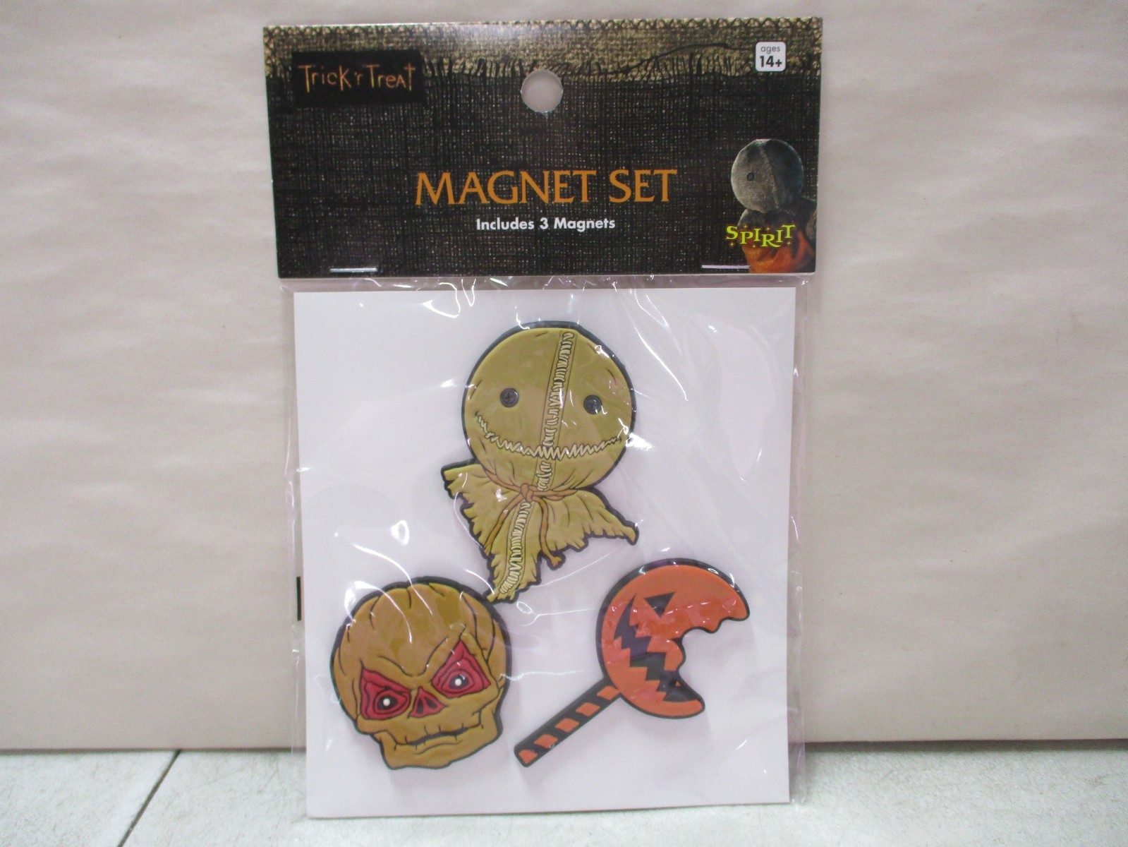 Spirit Halloween Trick R Treat Sam Magnet Set