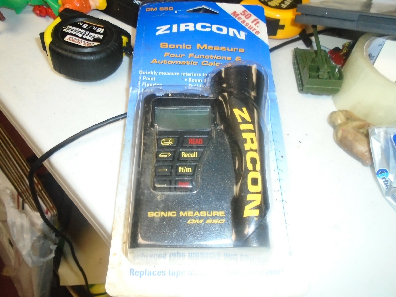 ZIRCON Sonic Measure Device DM S50 Sound Wave Measure Device Up to 50 Feet NIP