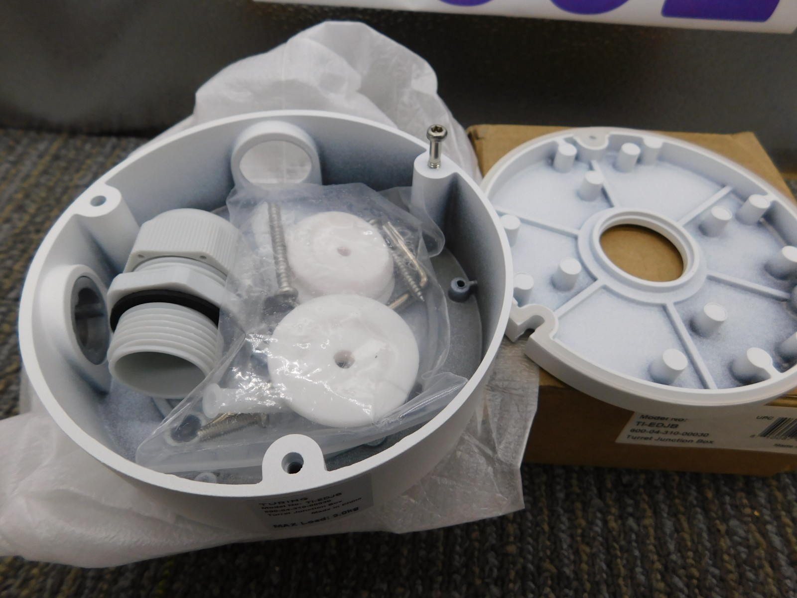 New 2-Pack Turing TP-EDJB Varifocal Turret Junction Box