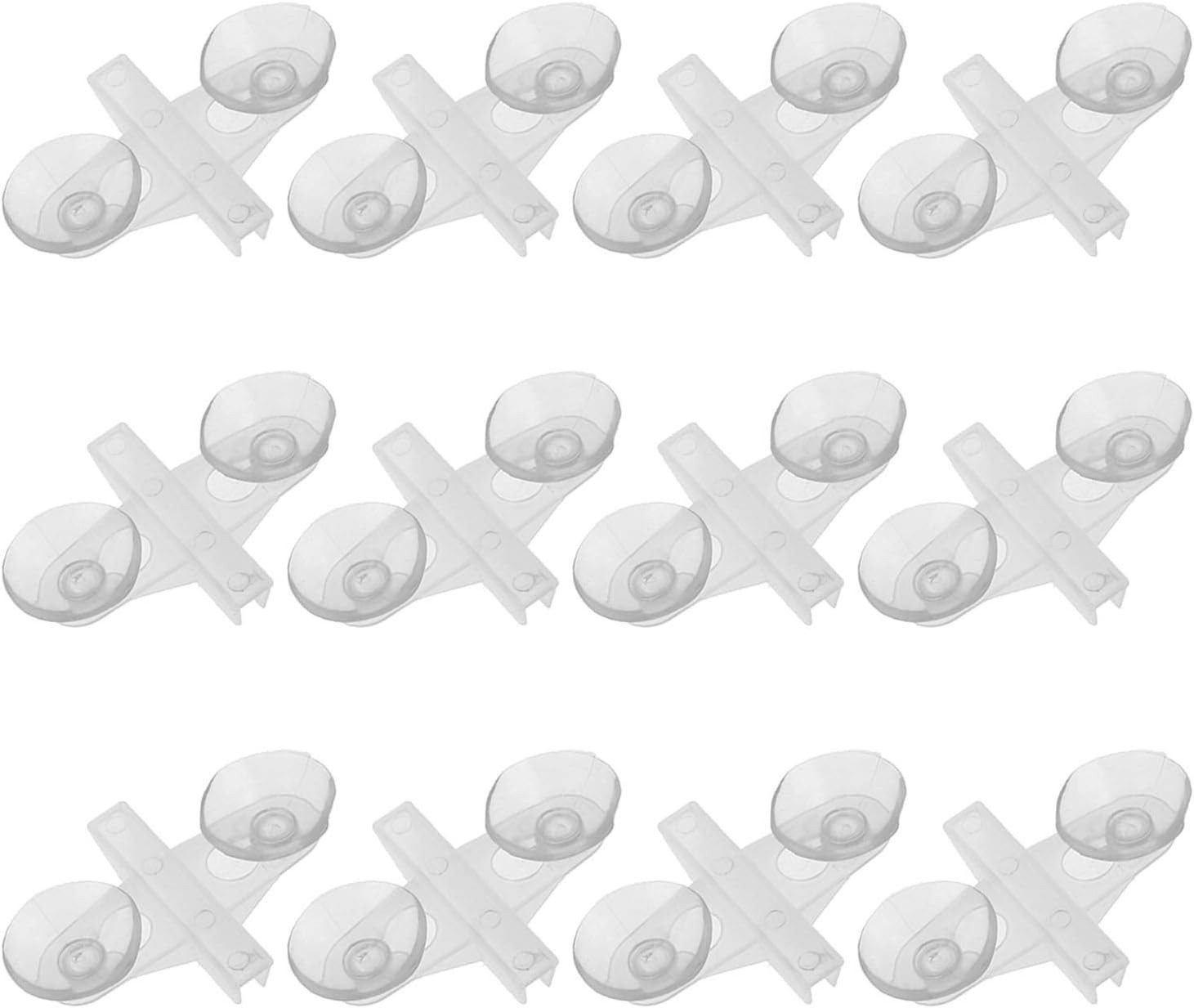 Suction Cup Holder 12PCS White Aquarium Fish Tank Breeding Divider Suction Cup C