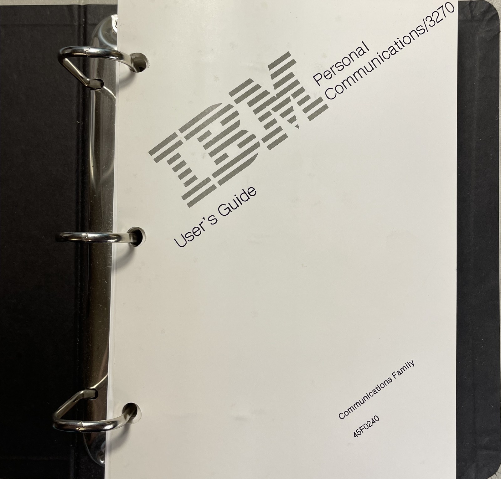 IBM Personal Communications / 3270 / User Guide