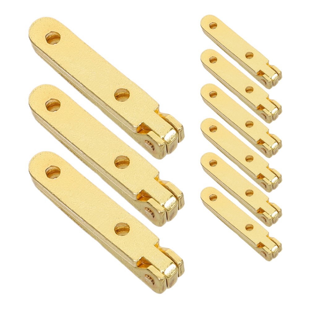 20 Pcs Cabinet Door Hinges Finish Hidden Hardware for Small Boxes