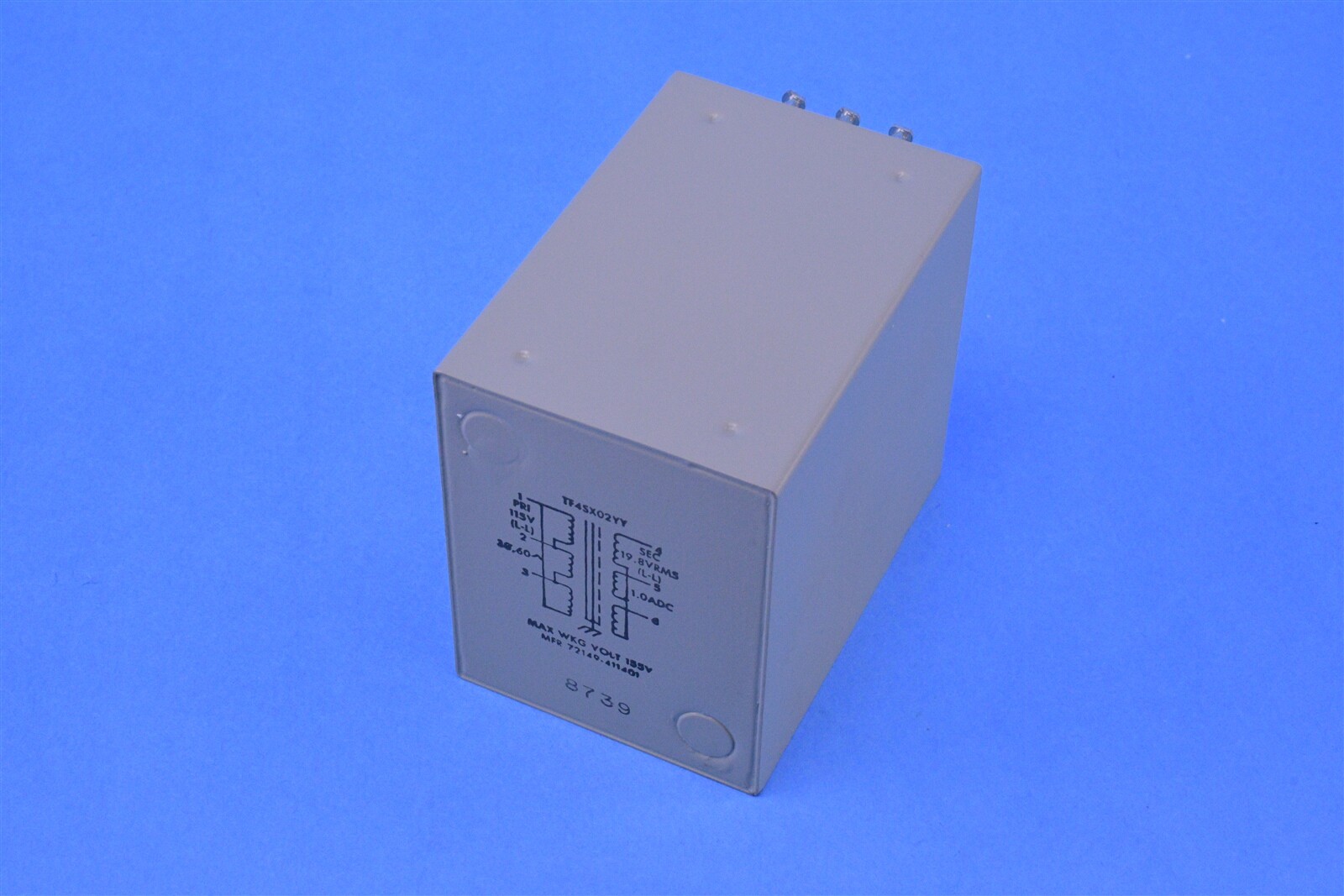 Moog Aircraft Mil-Spec Transformer TF4-SX02YY 411401 115V 3 PH New