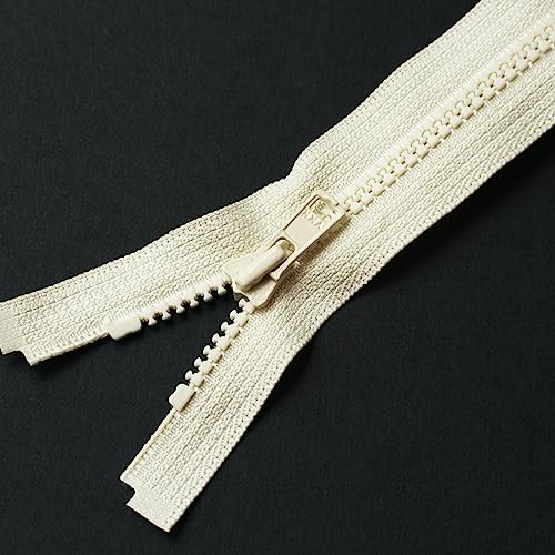 Nippon Chuko Vislon Open Zipper, Ecru (3VS40-801)