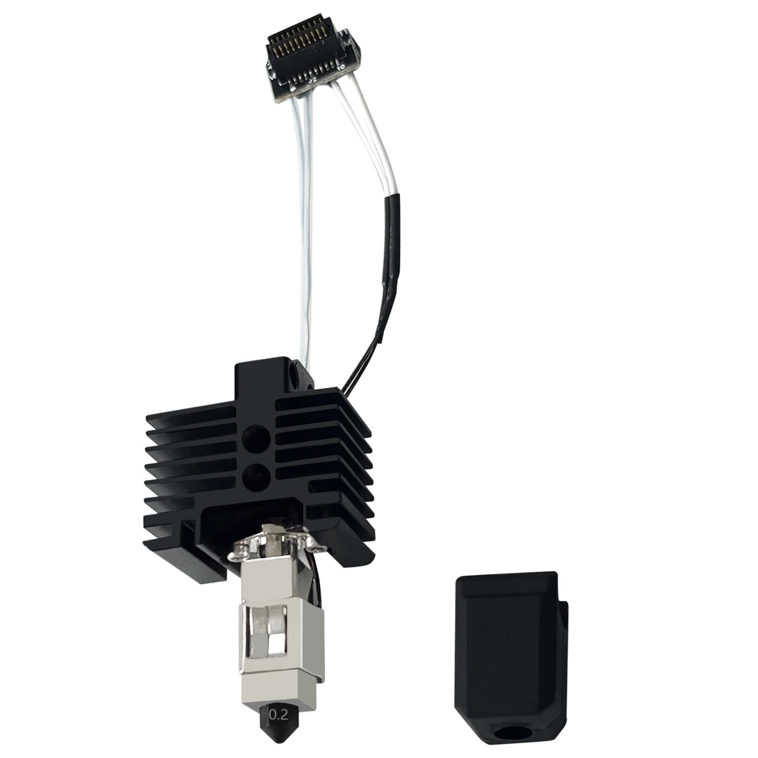 Hotend 0.2mm Ceramic Extruder Printhead Kit for P1P P1S 3D Printer Replacement