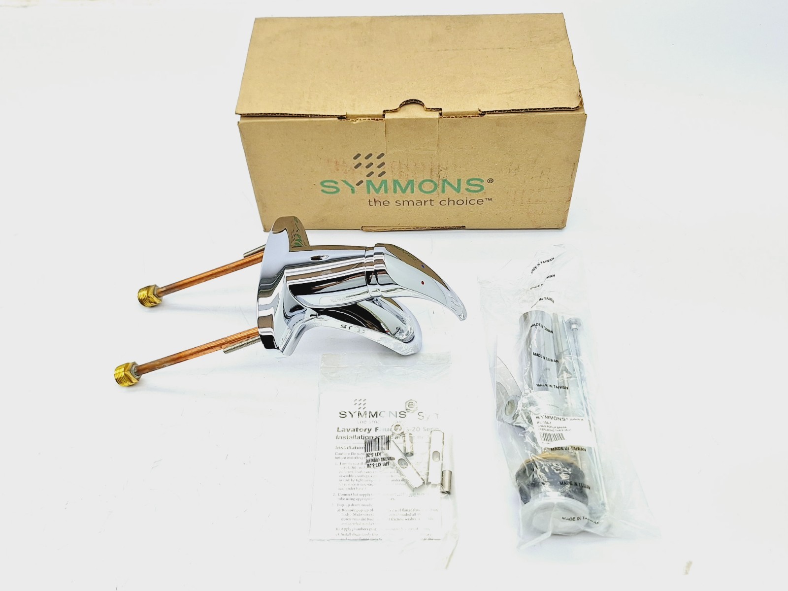 SYMMONS S-20-2-IPS Symmetrix Lavatory Faucet 4"-Mount 2.2-GPM / 8.3-L-Min