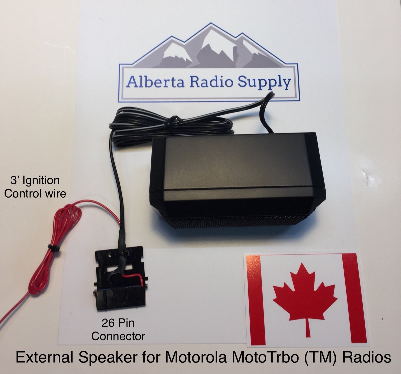 Extension Speaker For Motorola MotoTrbo Radios XPR5550 DM4600 XPR4550 XPR4350