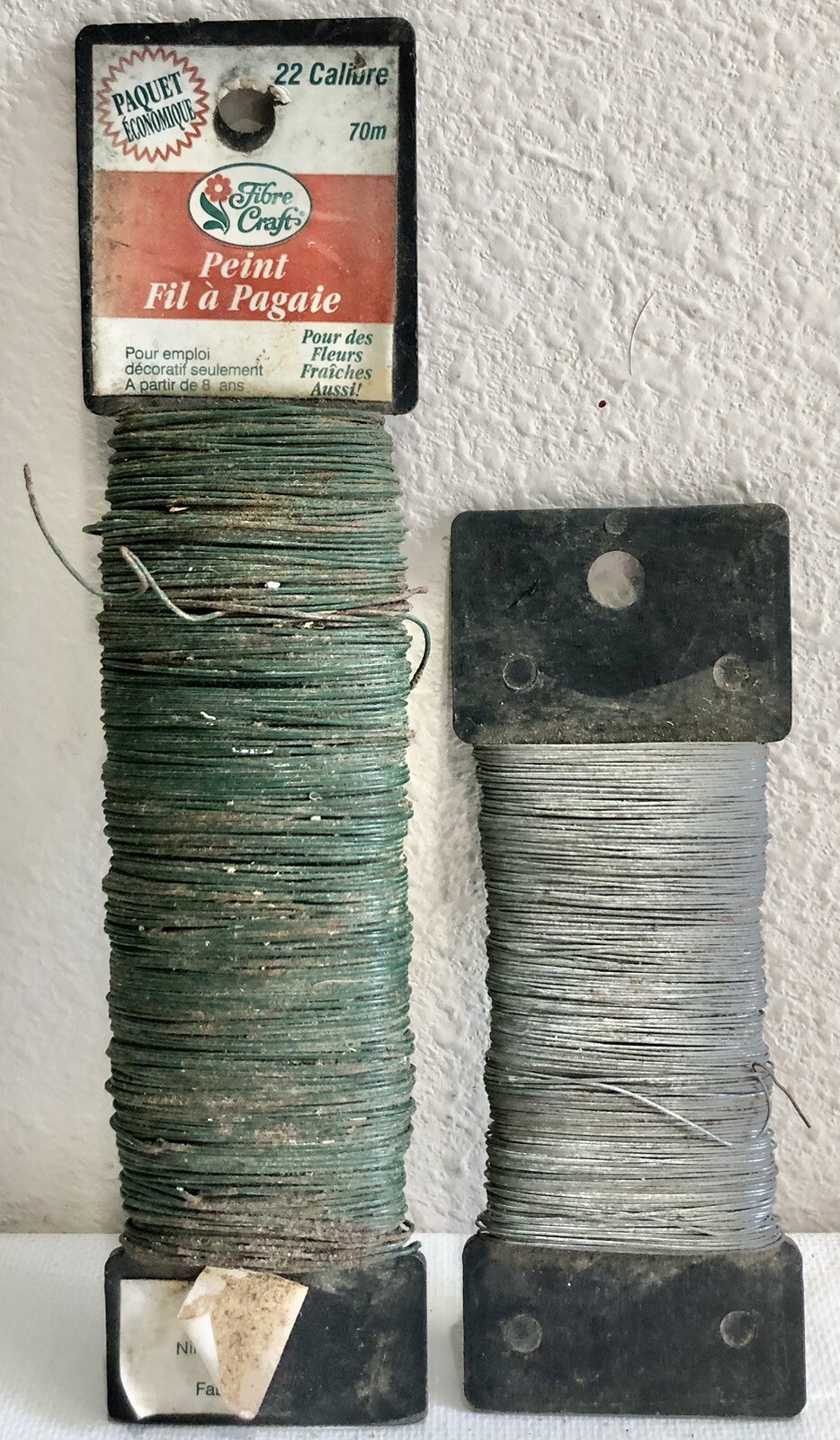 Fiber-craft 22 Gauge Craft Wire Green Fresh Flowers. Other Wire Free! Read!