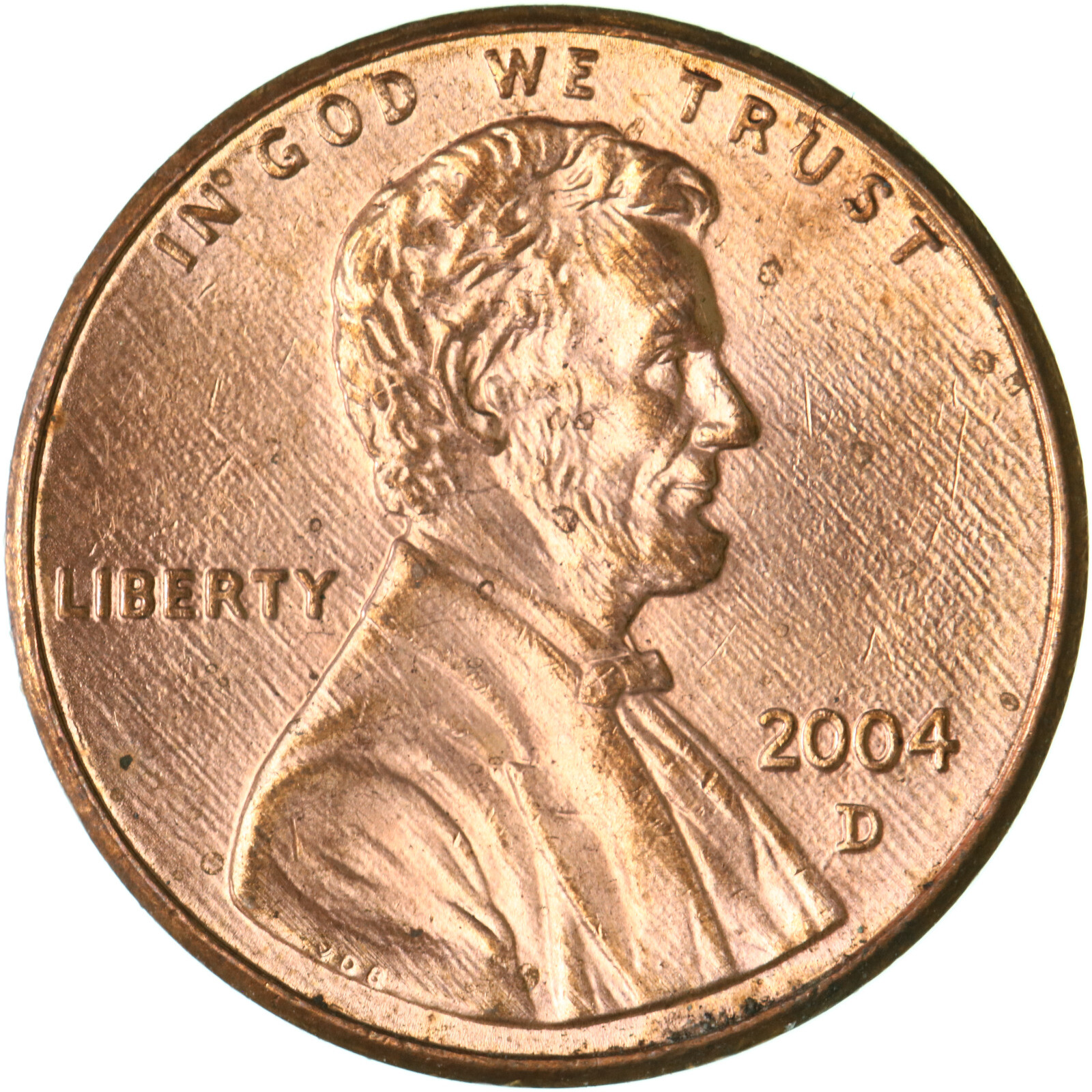 2004 D Lincoln Memorial Cent BU Penny US Coin