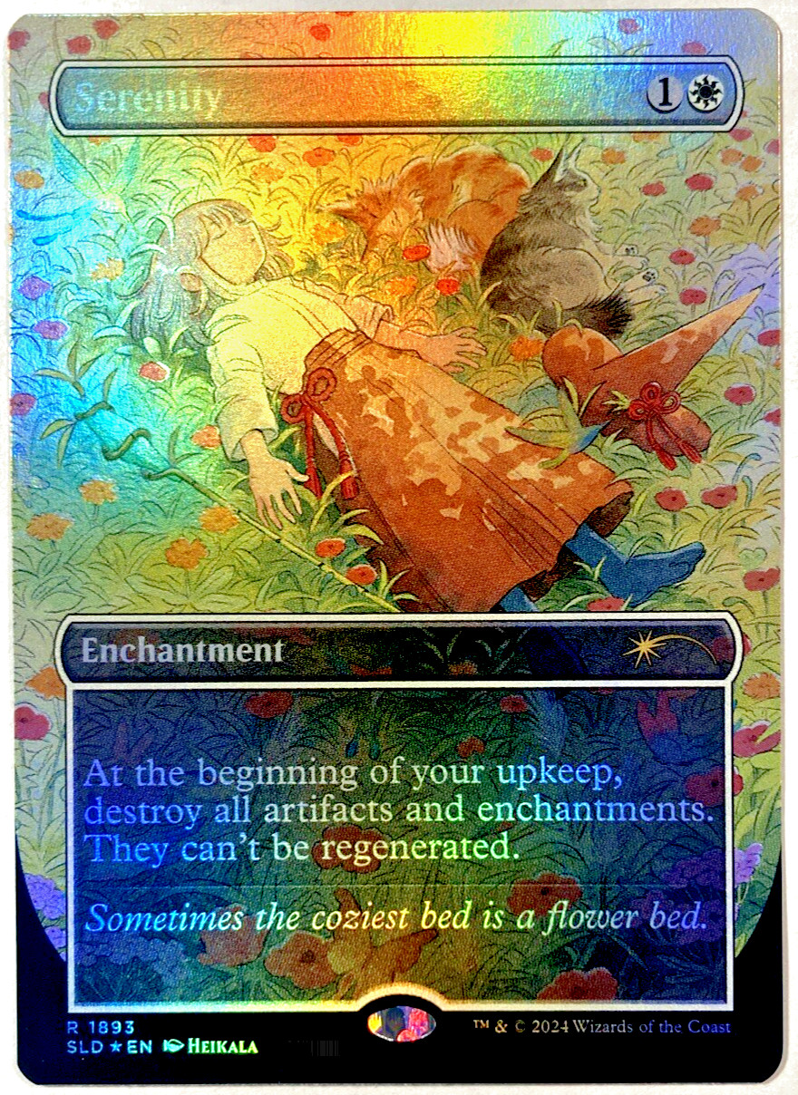 MTG Serenity RAINBOW FOIL Secret Lair Adventures of the Little Witch 1893 NM