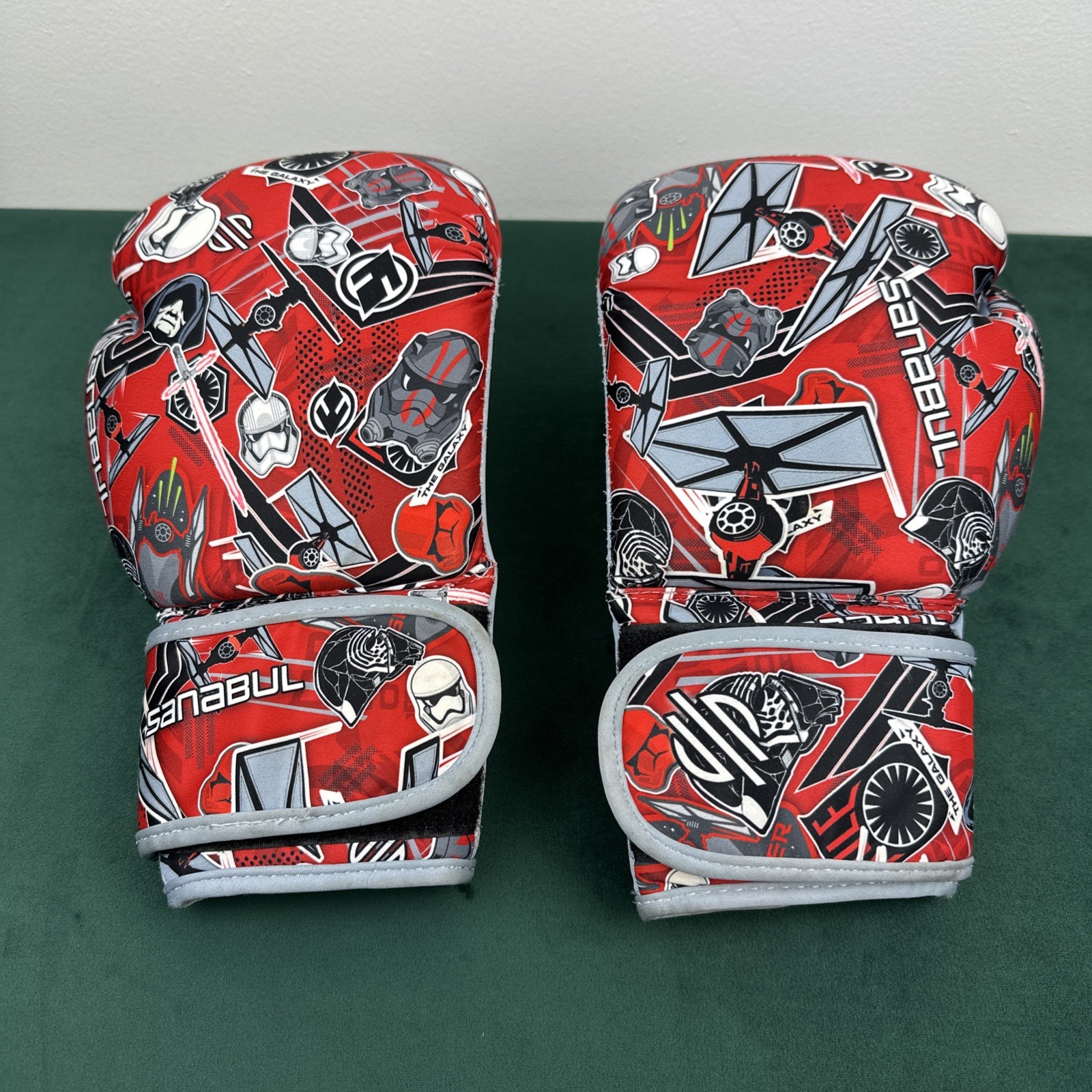 Sanabul Sticker Bomb Star Wars 8oz Gloves Imperial Red Boxing Kickboxing