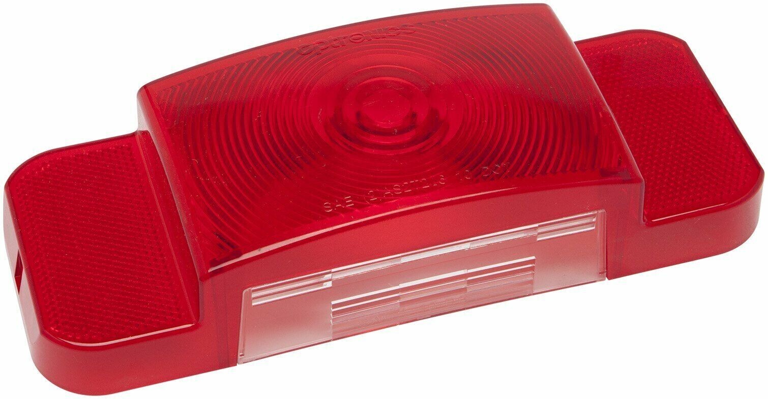 Optronics Replacement Driver Side Red RV Tail Light Lens for RVST60/61, RVSTL60