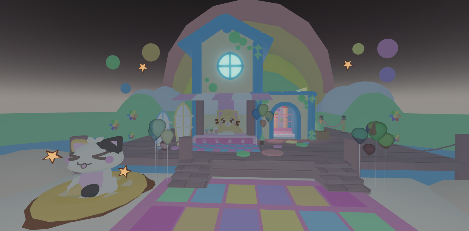 ⭐Adopt pets🐈with me Tiny Glitch Preppy💖Cat😺Beach House Home🏡