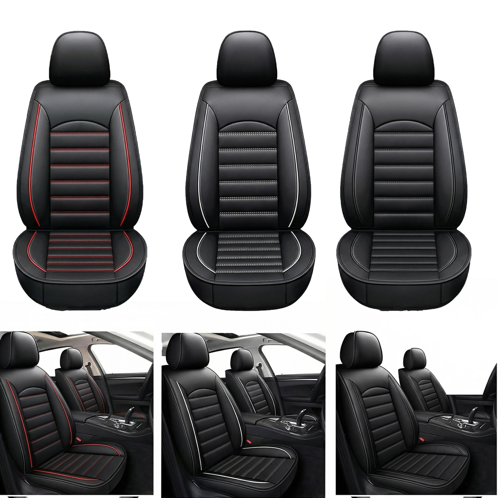 Car Seat Cover Front Rear Full Set For Nissan Sentra 2007-2026 Cushion Protector