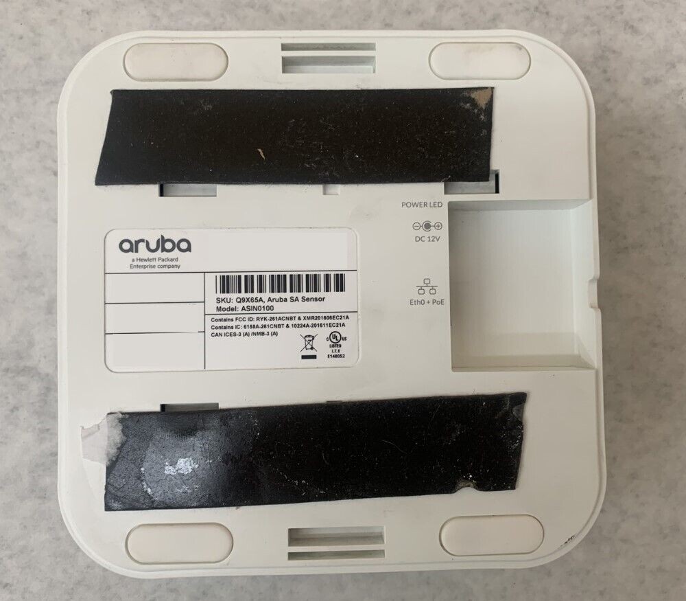 HP Aruba Q9X65A / ASIN0100 Wireless SA Sensor Network Device *NO CORDS*