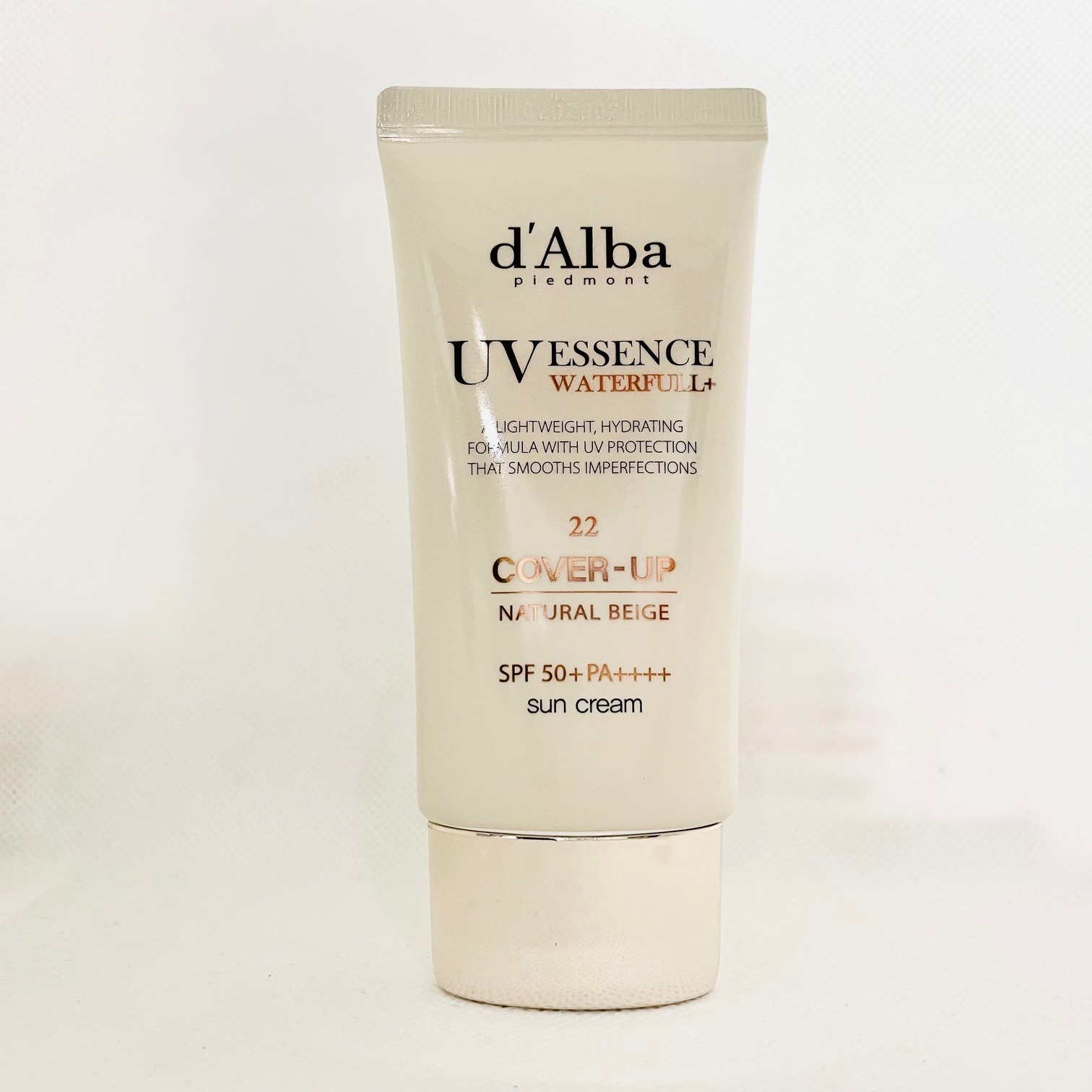 d’Alba DALBA Waterfull UV Essence Tone-Up Sun Cream 50mL (Cover Beige), 3 Shades