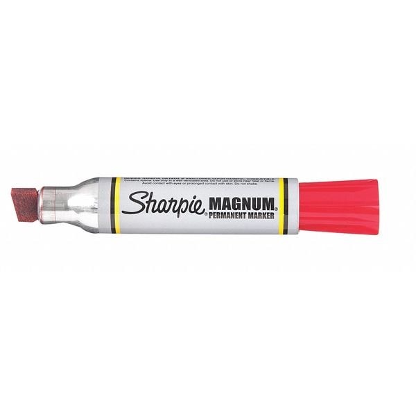 Sharpie 44001A Permanent Marker, Oversized Chisel Tip, Black, Pk12