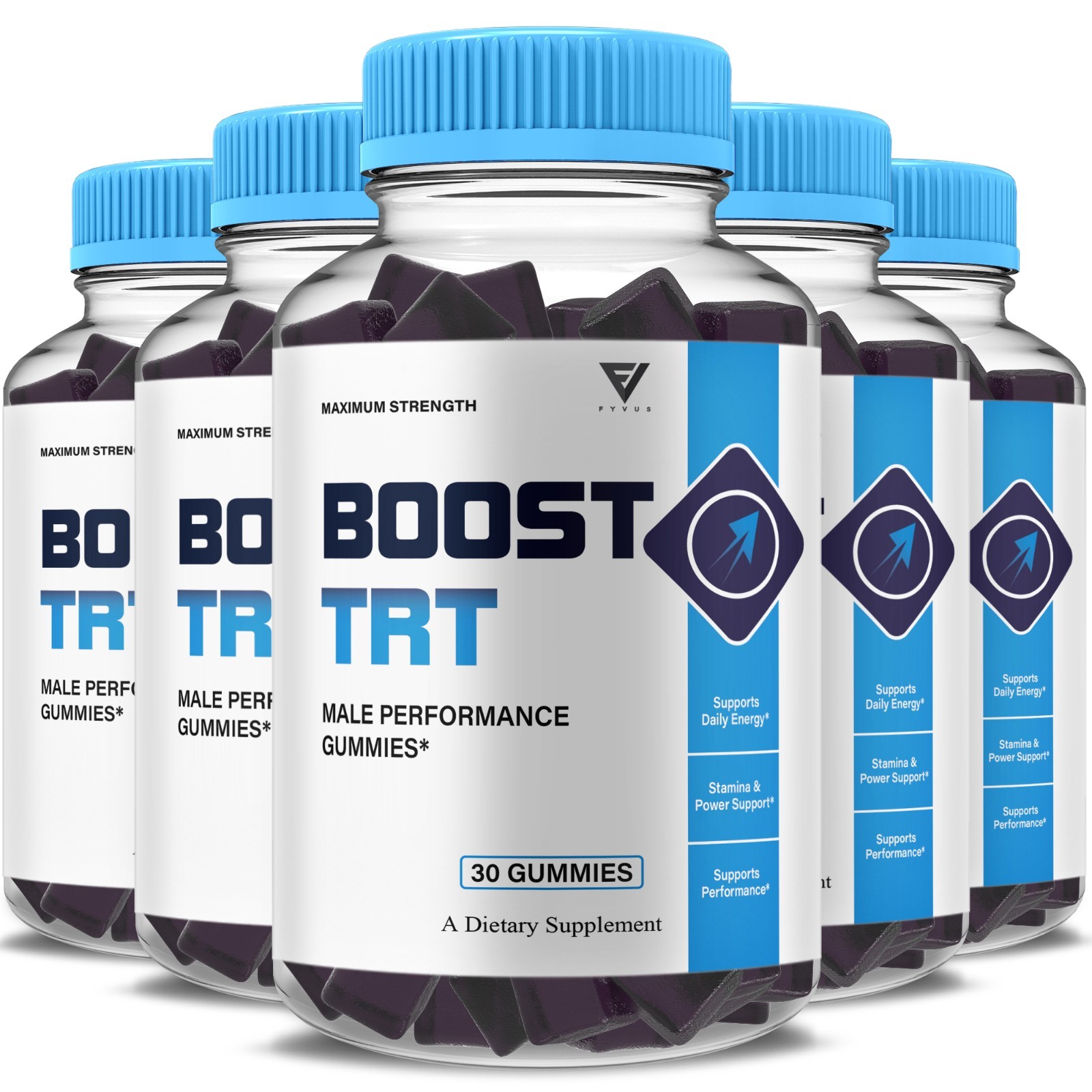(5 Pack) Boost TRT Gummies, Boost TRT Advanced Formula Support (5 Month Supply)