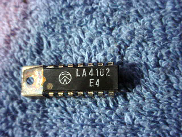 IC SANYO LA4102 Single Amplifier Integrated Chip PC Circuit Board NOS Vintage