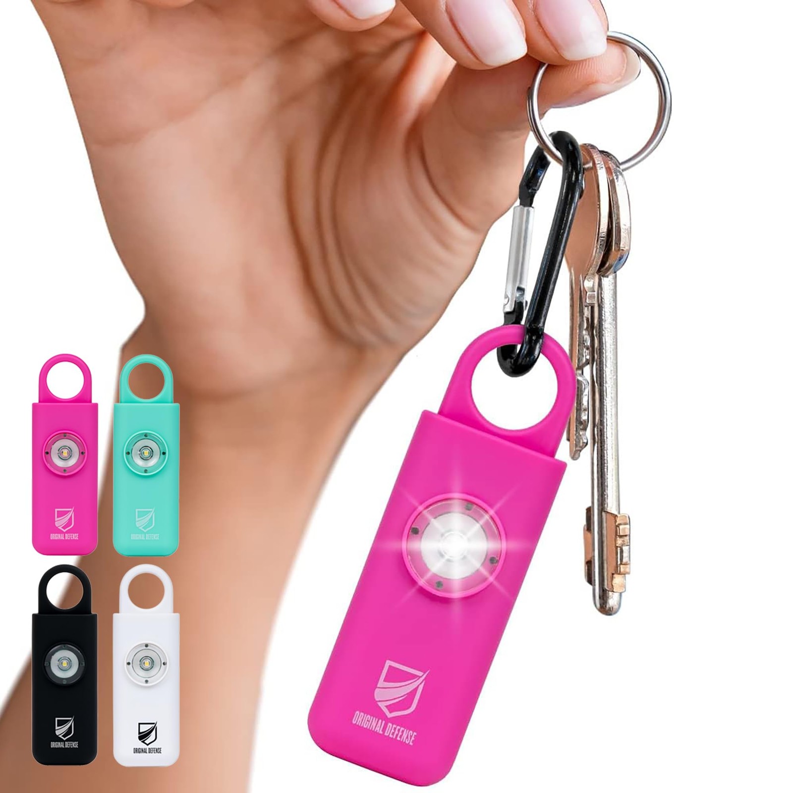 ® Siren -Alarm - 130 dB Keychain Alarm with Strobe Light for , Children, and ...