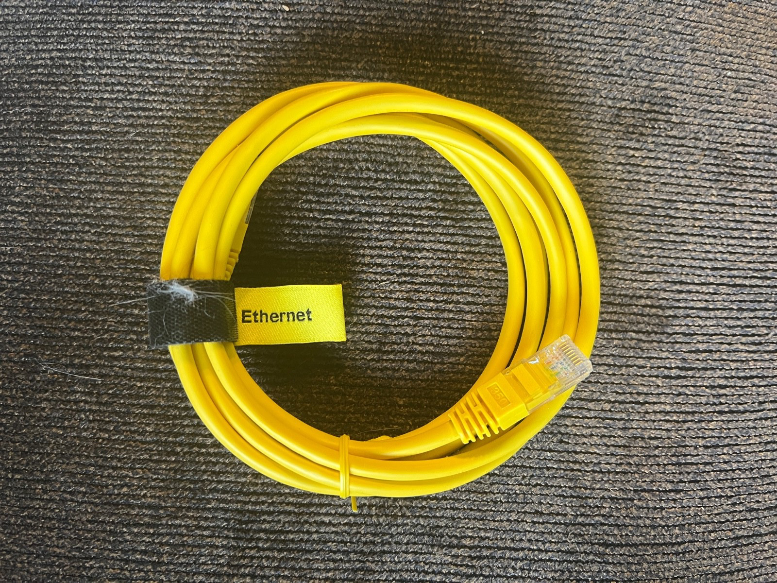 Comcast Ethernet Cat 5e CCA Verified Gigabit Patch Cord Cable RJ-45 Yellow NEW