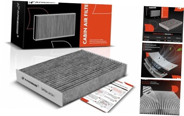 Cabin Air Filter with Activated Carbon Compatible with Nissan Rogue 2014