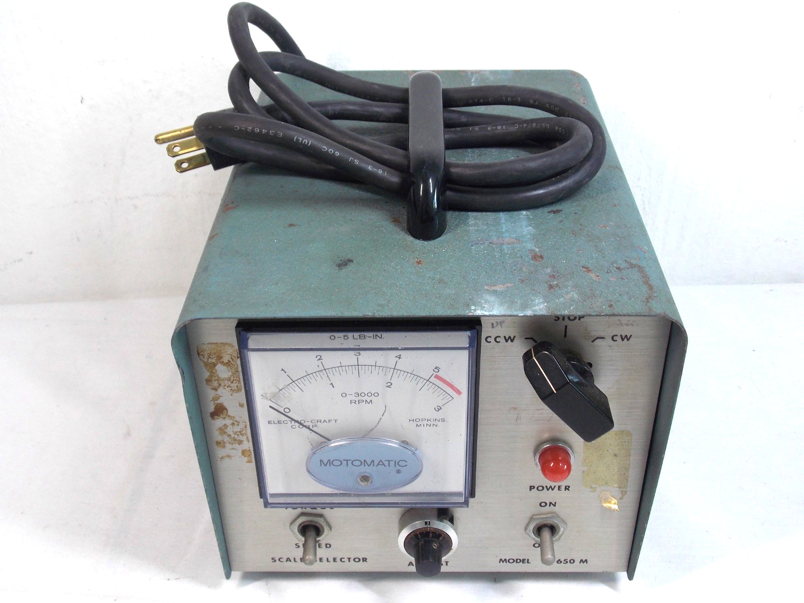 EC MOTOMATIC E-650-M MOTOR CONTROLLER