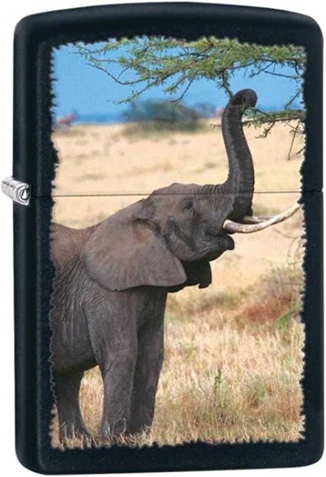 Zippo 28666 Elephant Black Matte