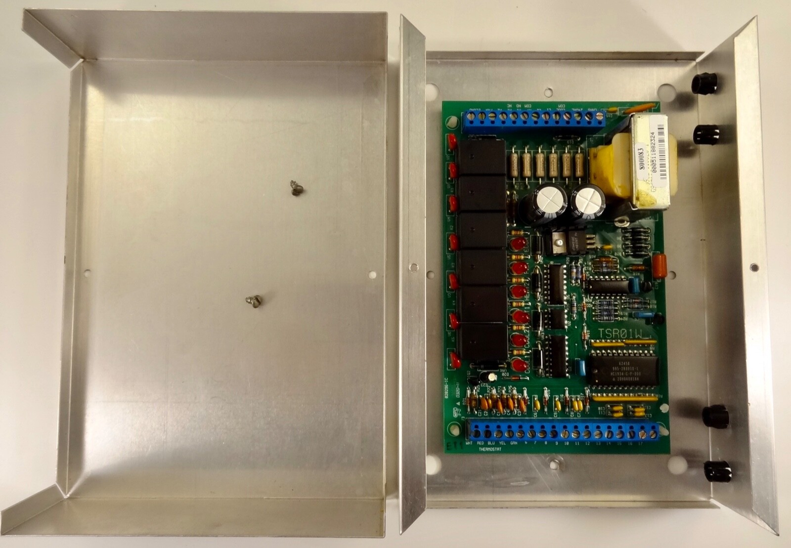 Carrier TSR01W Relay Pack Module With Enclosure, Conformal Coated, Clean, Used