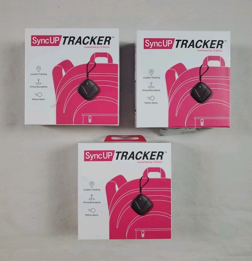 Lot of 3 Tmobile TMO SyncUP Tracker MK40 Tracker2 128MB Grey Kit - BRAND NEW!!