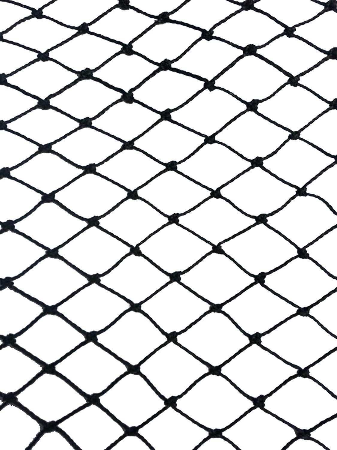 Noa Store Nylon Mesh Anti Bird Netting [25x50] ft for Fruit (25'x50'), Black