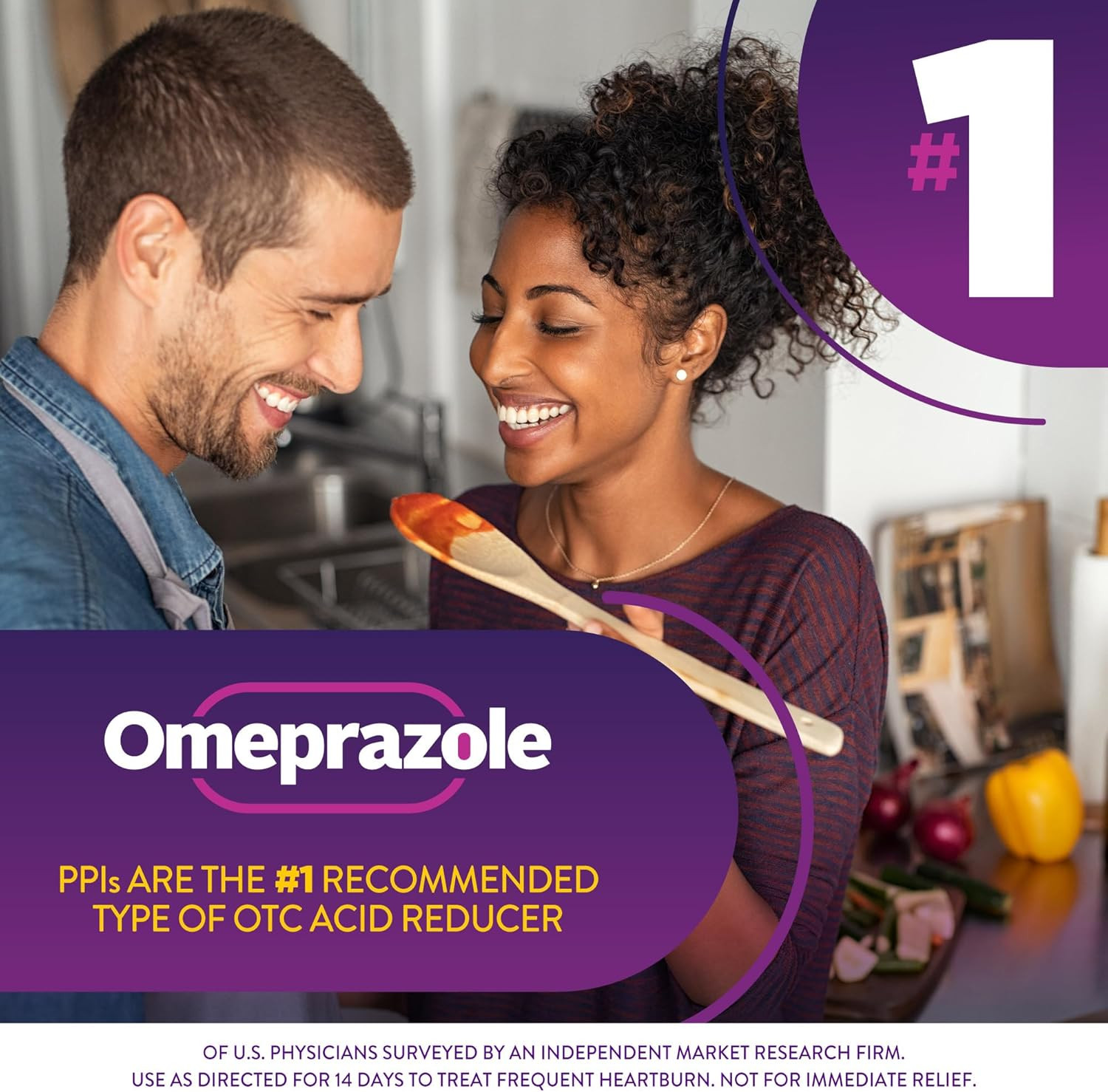 Omeprazole 20mg Delayed Release Heartburn Relief 42 Count
