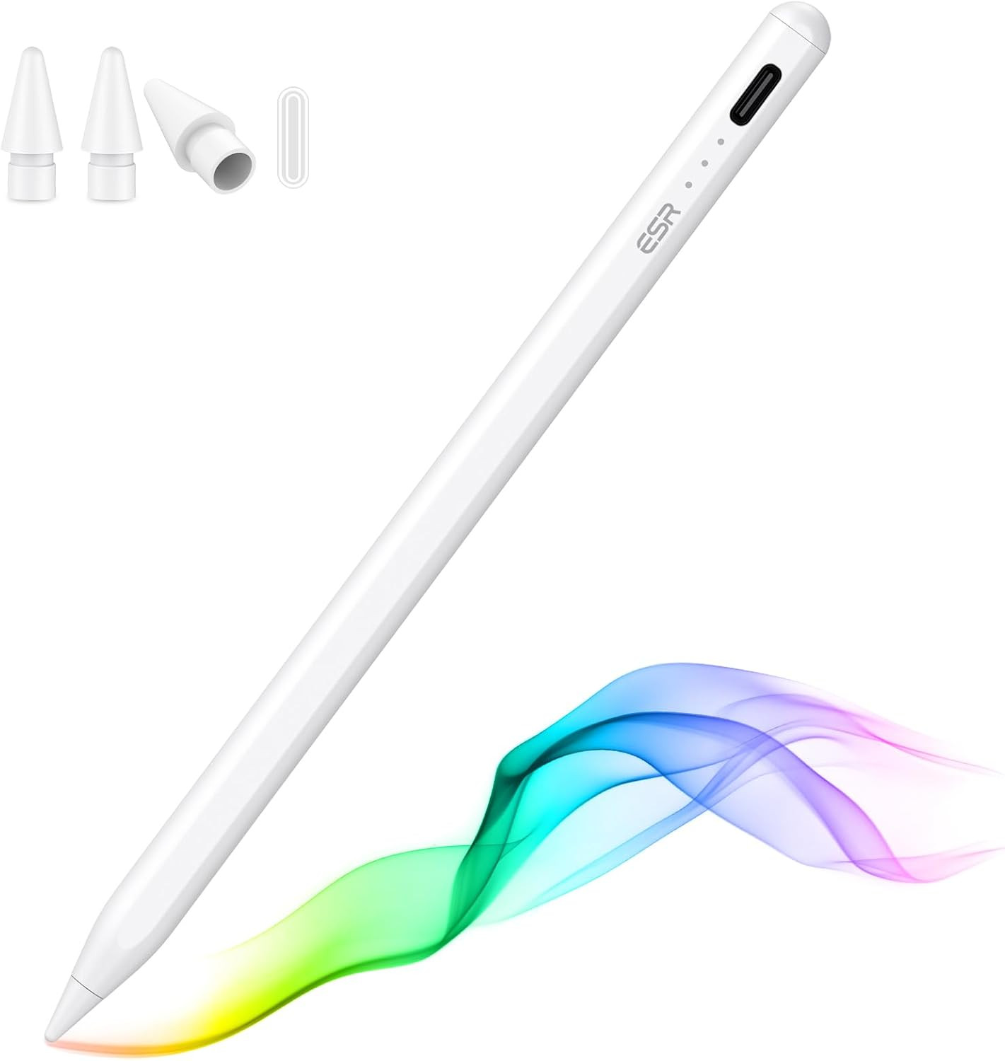 ESR Pencil (1St Generation) for Ipad 2018-2026, Tilt Sensitivity, Palm Rejection