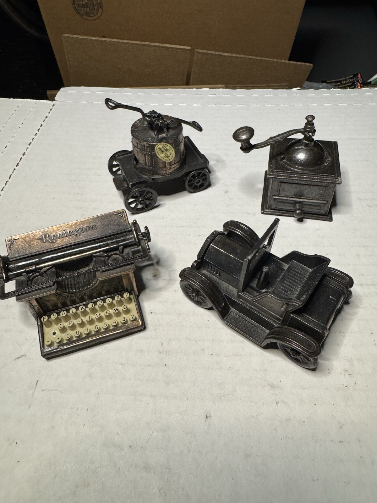 VTG  Die Cast Metal Pencil Sharpeners. Lot of 4,