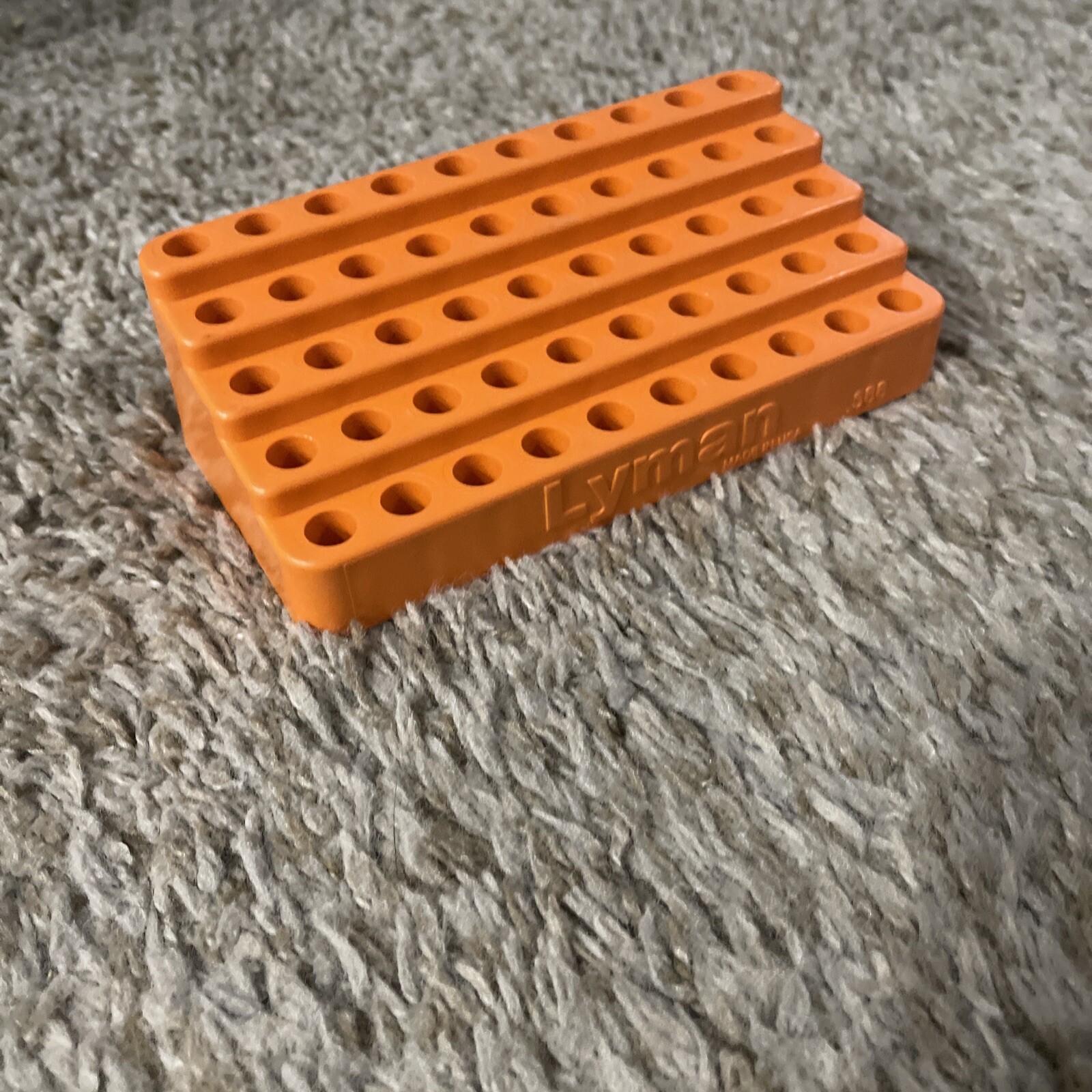 Lyman Bleacher Loading Blocks Durable Polymer Holds 50 Rounds Size .388 7728085