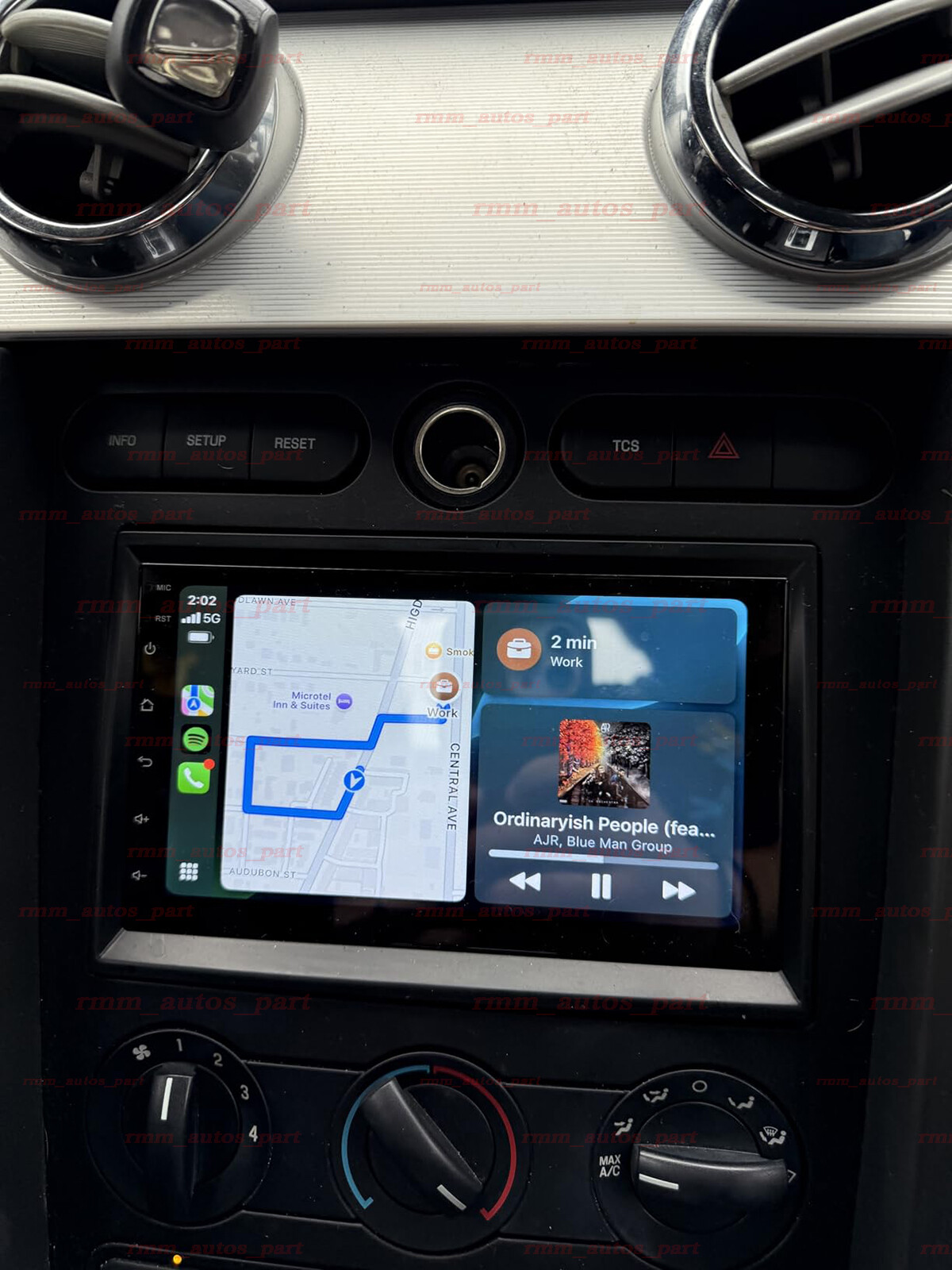 For Ford Mustang 2005-2009 Wifi Apple CarPlay Car Navigation Radio GPS Head Unit