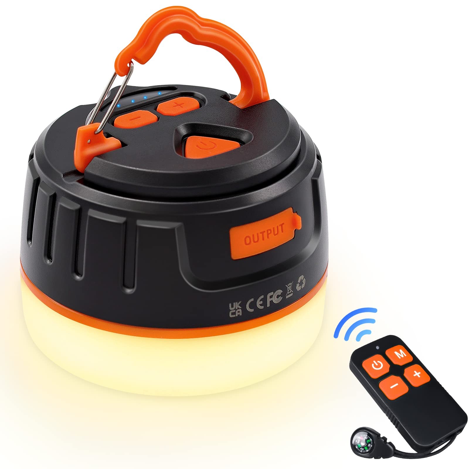LED Camping Lantern Rechargeable,Tent Lights with Remote Control,1000LM Up to...