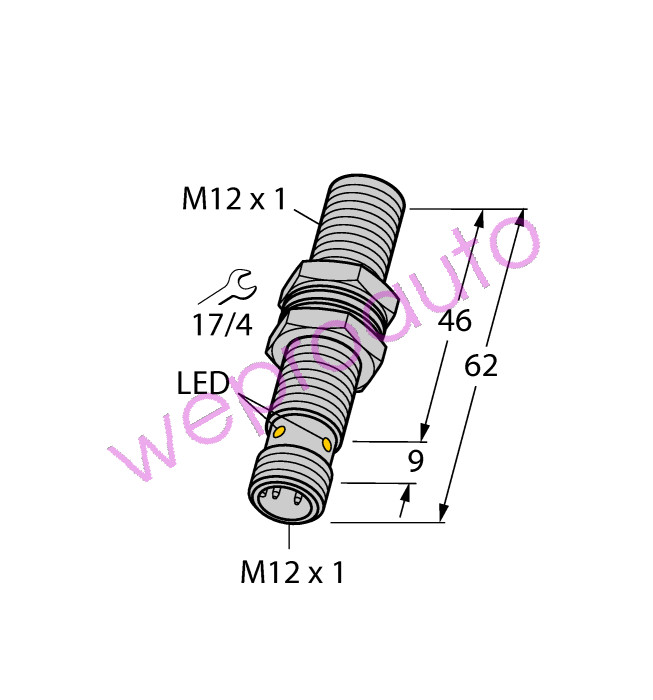 TURCK Bi4-M12E-AP6X-H1141 4608030 Inductive sensor PNP  ✦KD