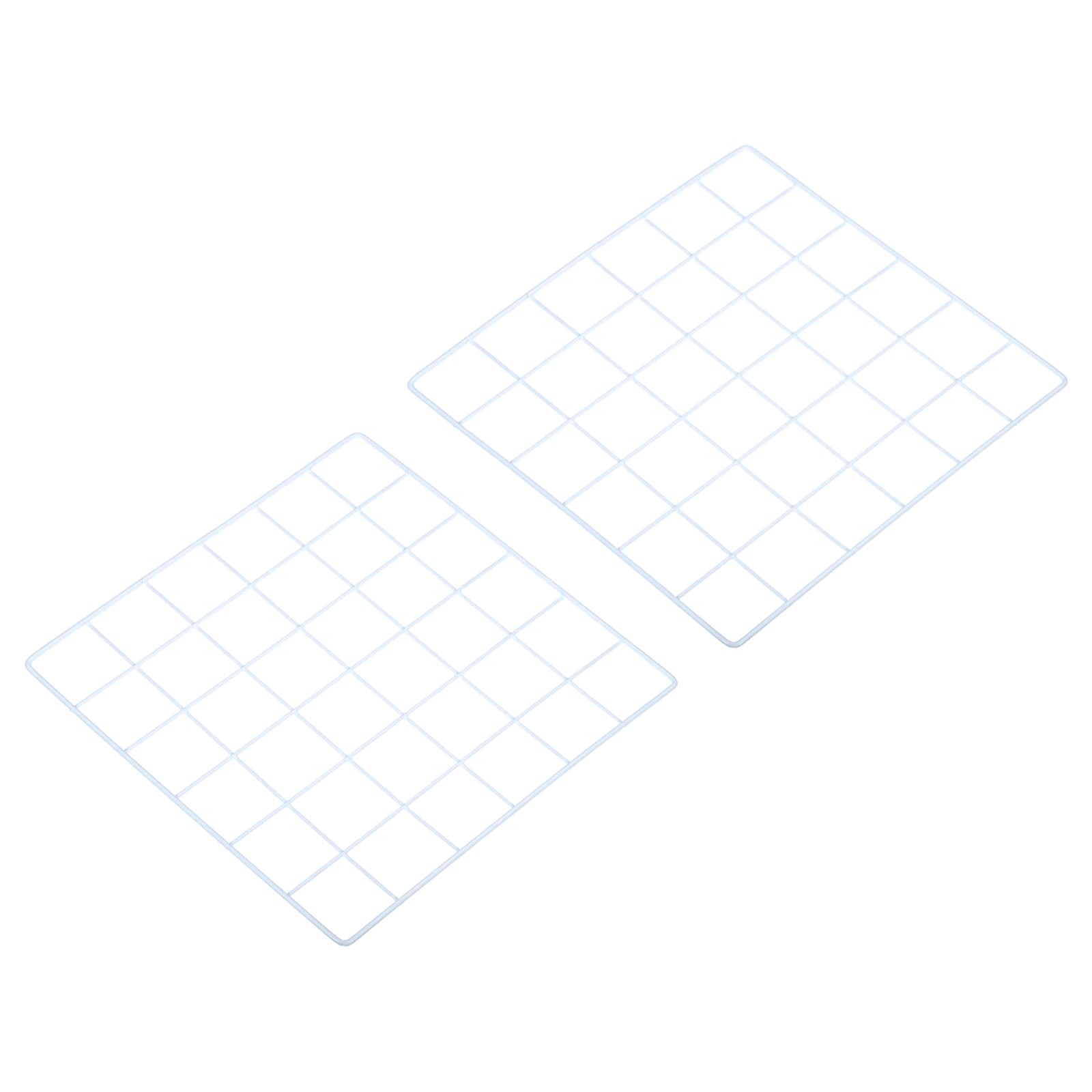 12"x12" Wire Grid Panel, 2 Pack Wall Grid Decorative Panels Board Photo Pictu...