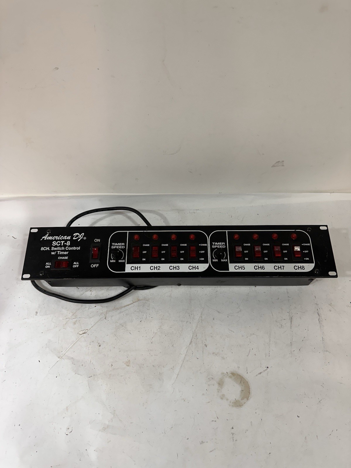 American DJ SCT-8 Lighting Controller Tested Read As-Is