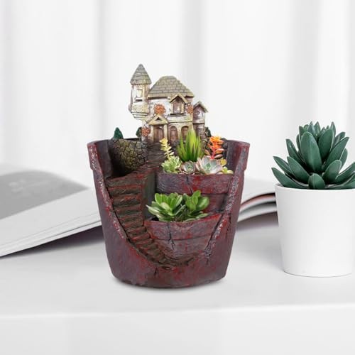 Plants Decor Micro Landscape Planter Pot Resin Succulent Planter Pot