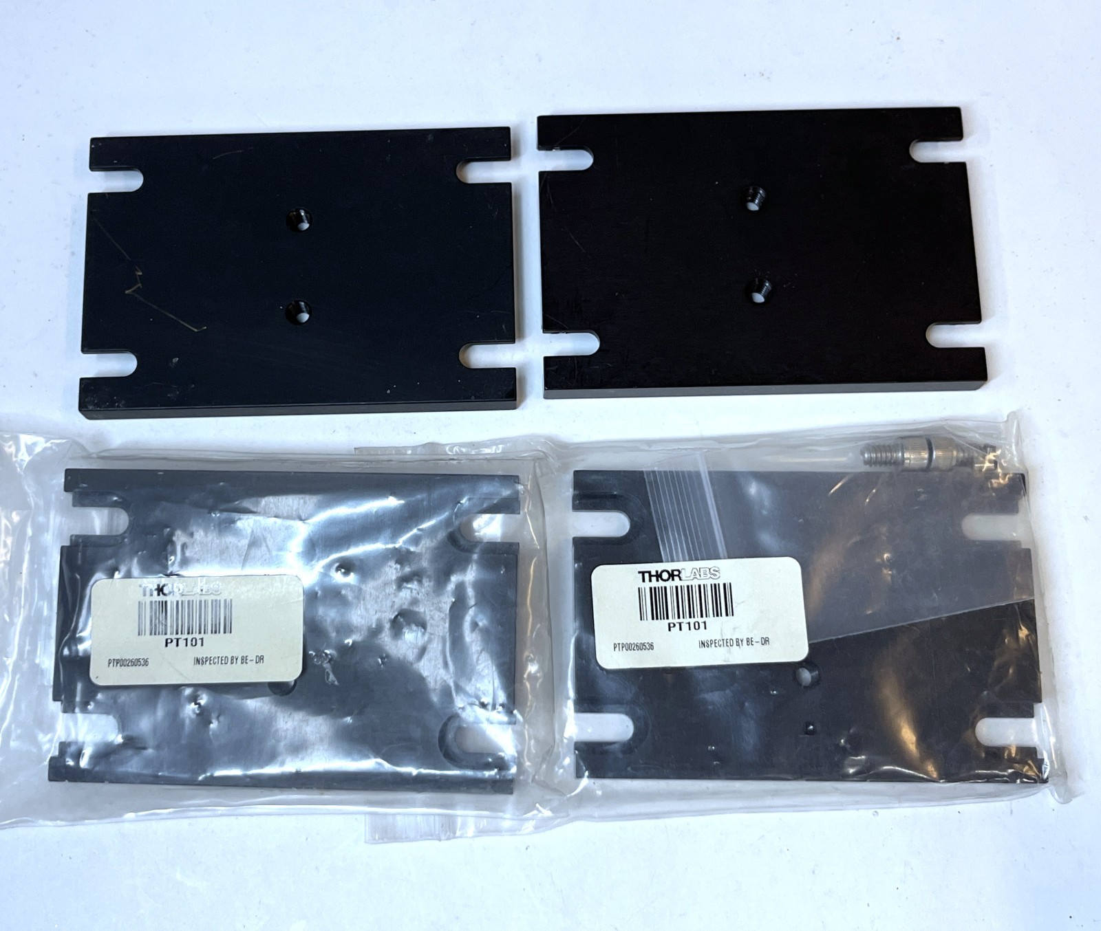 Thorlabs PT101 Mounting Plate Translation Stage Lot of 4 PTP00260536