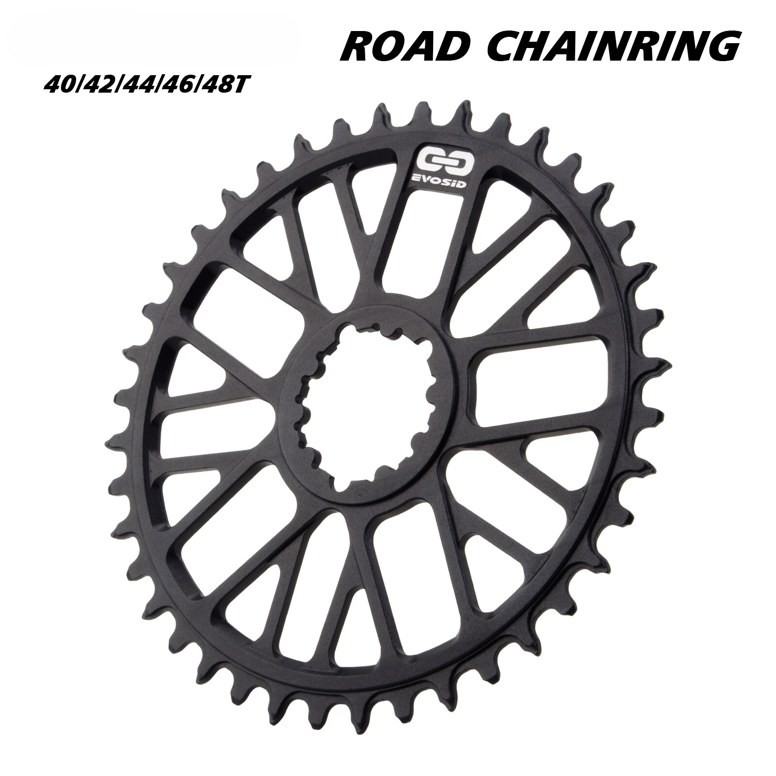 Gravel Fold Road Bike Chainring 40T 42T 44T 46T 48T Crown Narrow Wide Chainwheel