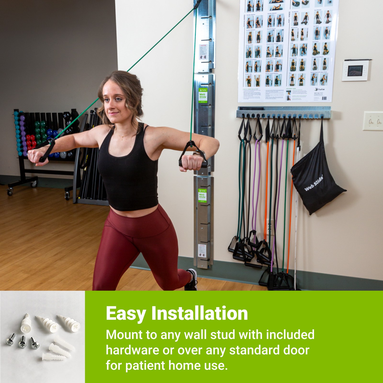 Web Slide Professional System - Perfect for Dynamic Warm-ups, Crossfit,