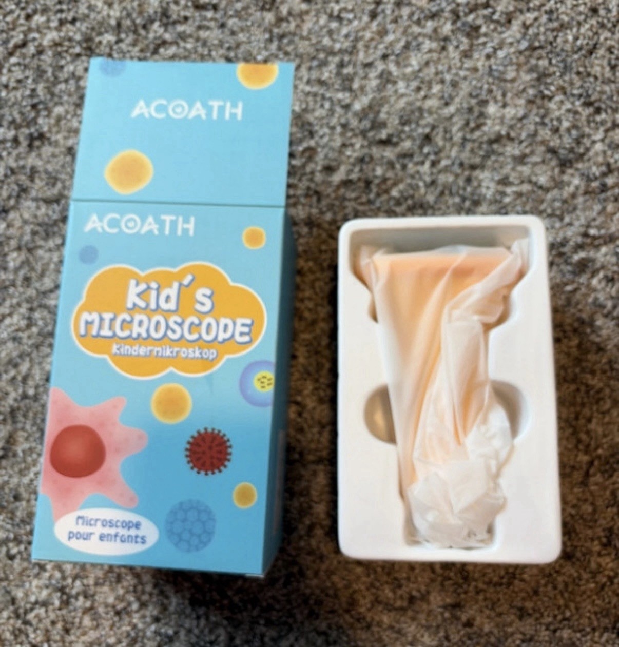 Kids Electronic Microscope 1000x Magnification Comes With Charging Cord.